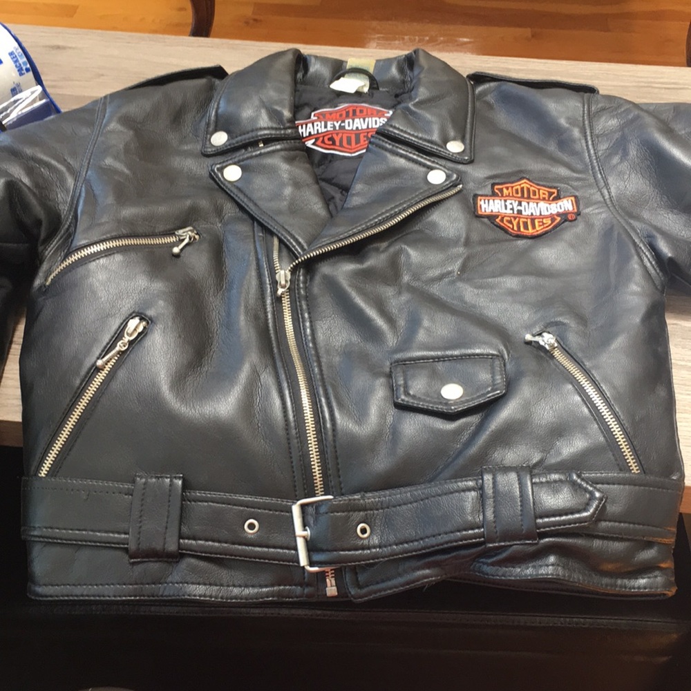 Vintage leather Harley Davidson